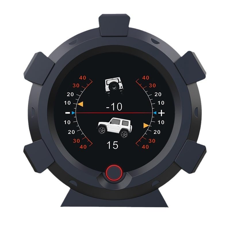 X95 多機能メーター コンパス GPS スピードメーター自動車傾斜計 スピードメーター 車両角度勾配計 オフロード専用5Ｖ-28Ｖ (A)